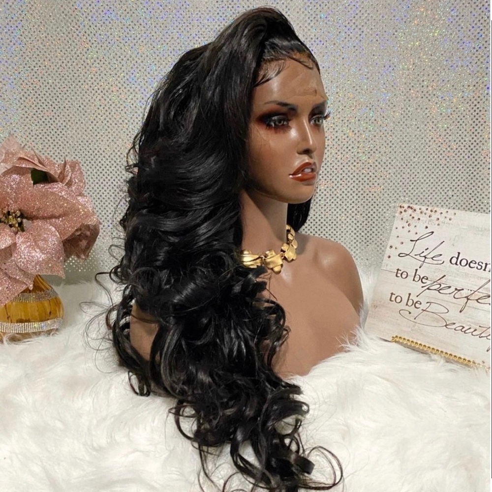 💜New30-32”Beautiful Serenity 100%Brazilian Human Hair HD Transparent Lace Wig💜